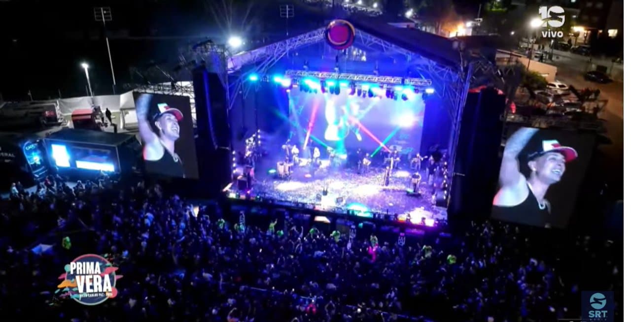 Desakata2, Kapanga y Los Tipitos en el festejo de la Primavera en Villa Carlos Paz