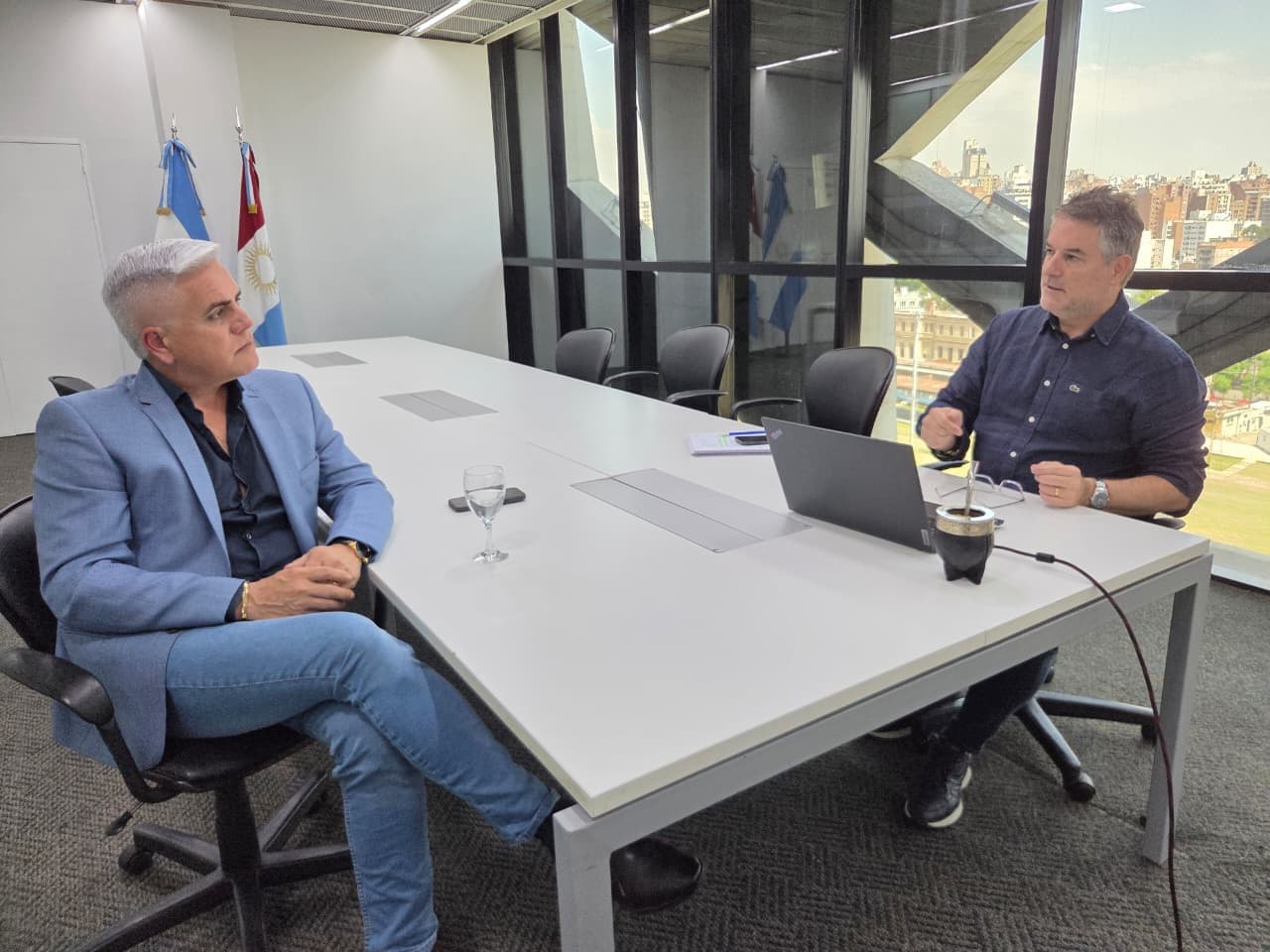 Infraestructura: Augusto Pastore destacó el avance de la obra de la planta de cloacas en San Agustín