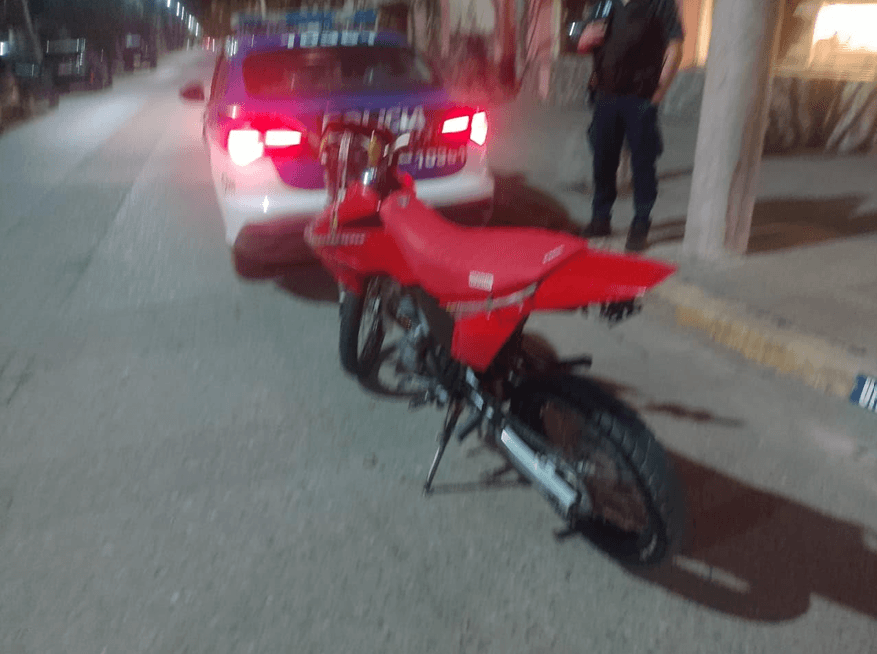 Policiales: secuestran una motocicleta en Hernando por maniobras peligrosas e infracción al Código de Convivencia