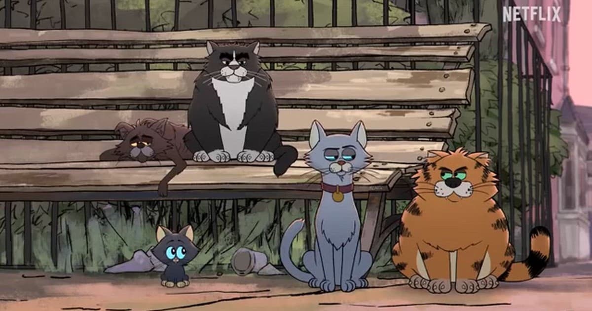 El gran Ricky Gervais se prueba en la animación: el creador y protagonista de la conmovedora "After Life" presenta "Gatos callejeros", no apta para niños