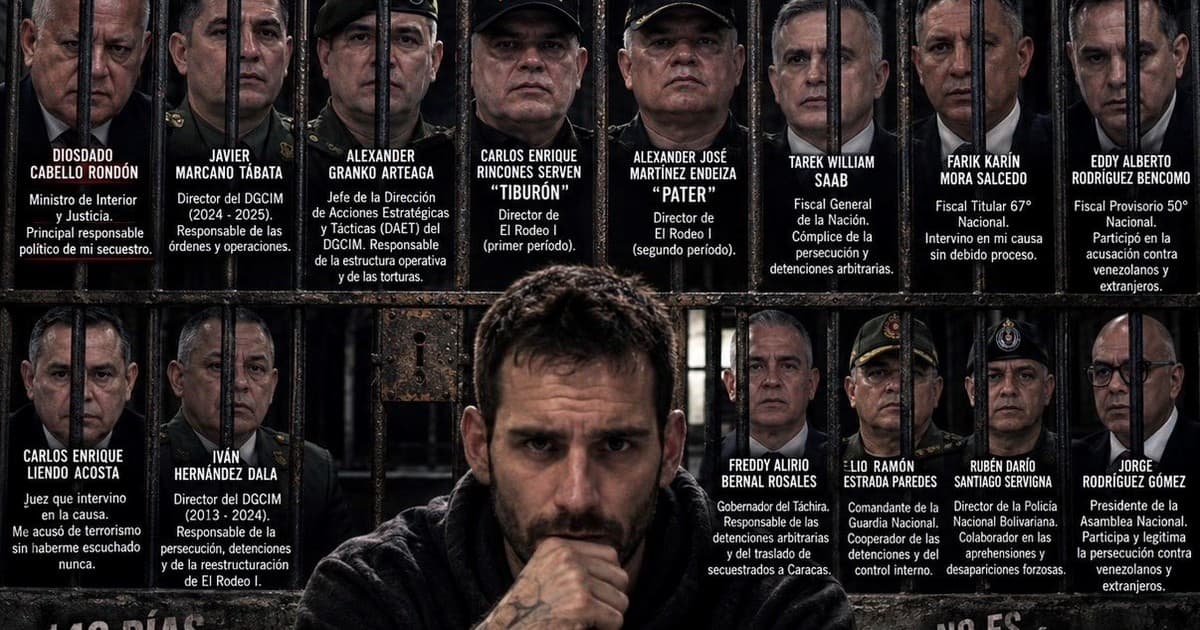Nahuel Gallo le puso nombre y apellido a los responsables de su secuestro en Venezuela: "Yo era el preso de Diosdado"