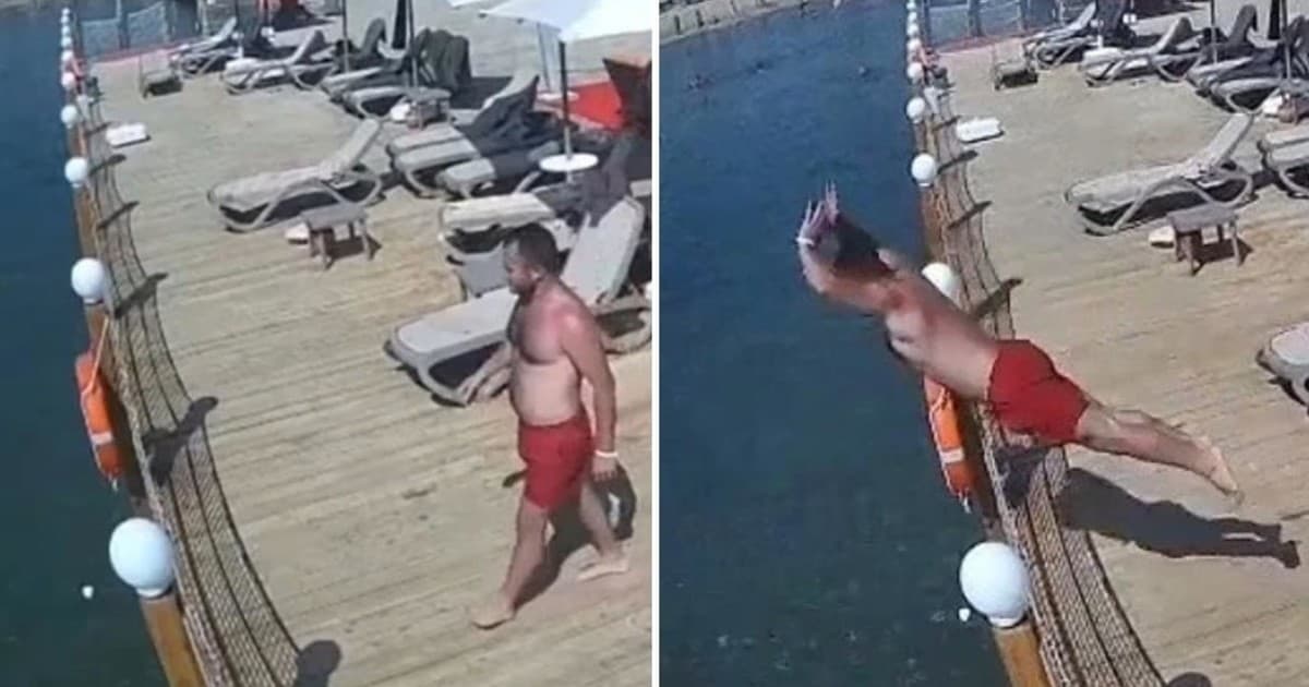 Terrible final: se lanzó de cabeza al mar y sólo había 50 centímetros de profundidad
