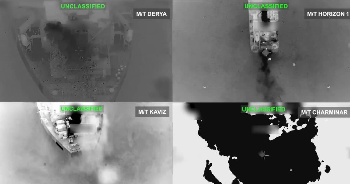 Estados Unidos destruyó cinco buques que transportaban petróleo crudo iraní en el Estrecho de Ormuz