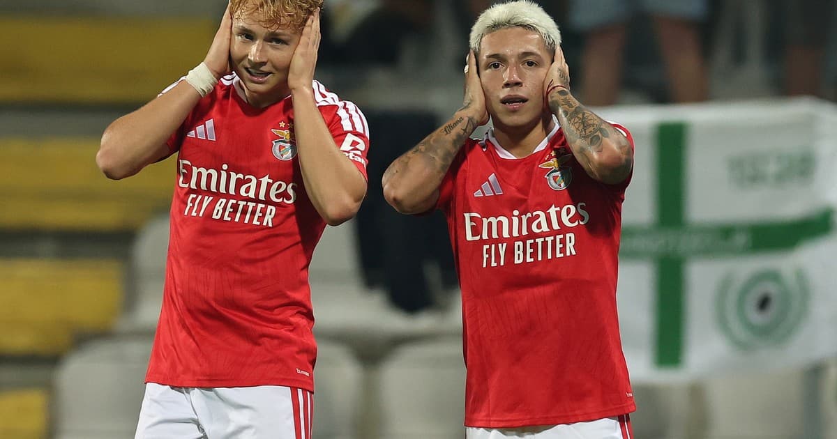 Prestianni sigue de racha: gol y asistencia en la goleada del Benfica