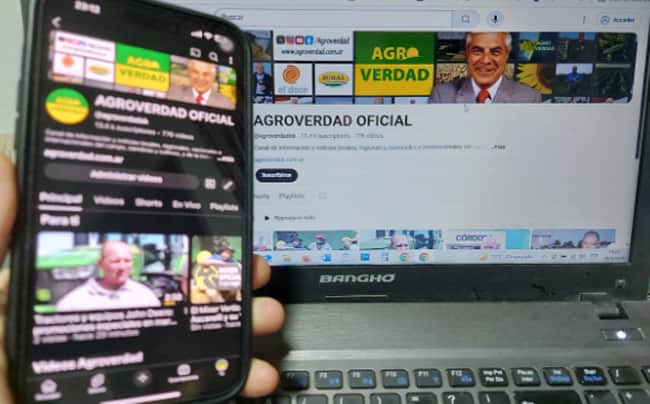 Agroverdad en YouTube. Todas las notas y coberturas del programa semanal, para ver en la web y el celular