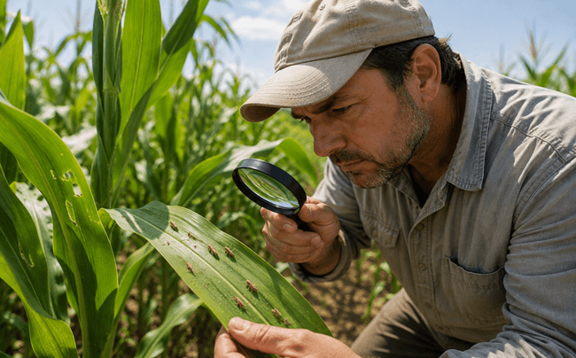 Chicharrita del maíz. Retrocedió por el clima, pero en zonas endémicas es más abundante que un año atrás
