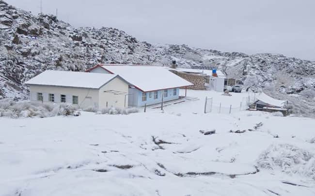 Nieve y heladas en Córdoba. Fin de semana con mínimas de hasta -8°C: ranking de temperaturas