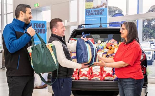 “Septiembre Solidario”. Maipú Ford impulsa una colecta de alimentos para una escuela de Cruz del Eje