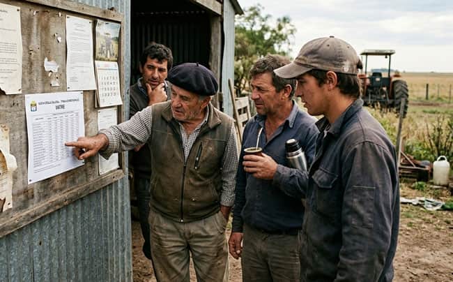 Trabajadores rurales. Se estableció un nuevo aumento salarial: cómo queda la escala hasta octubre