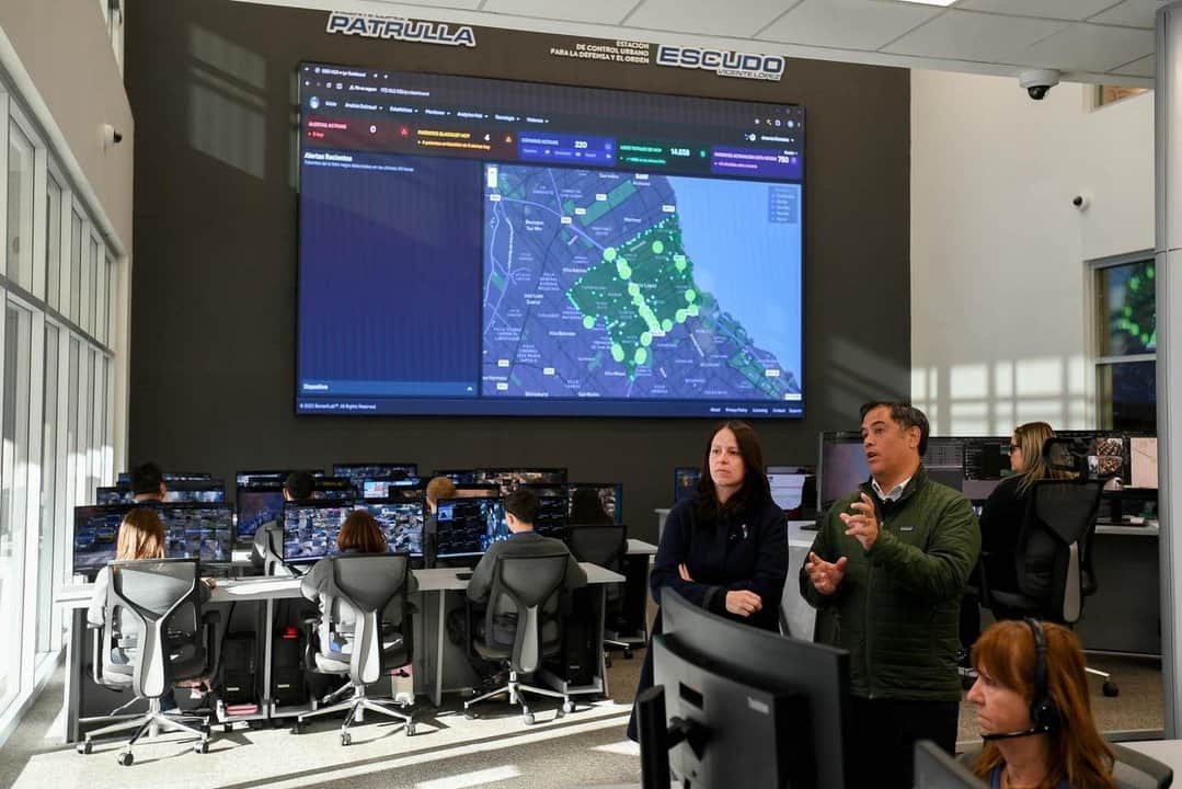 Vicente López completó la videovigilancia de todos los accesos al municipio con el “Muro Digital”