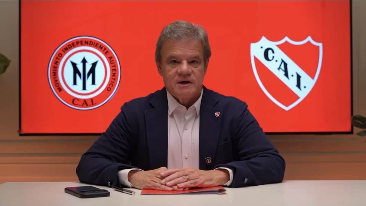 Enrique Sacco será candidato a presidente de Independiente: "Llegó el momento de involucrarme“