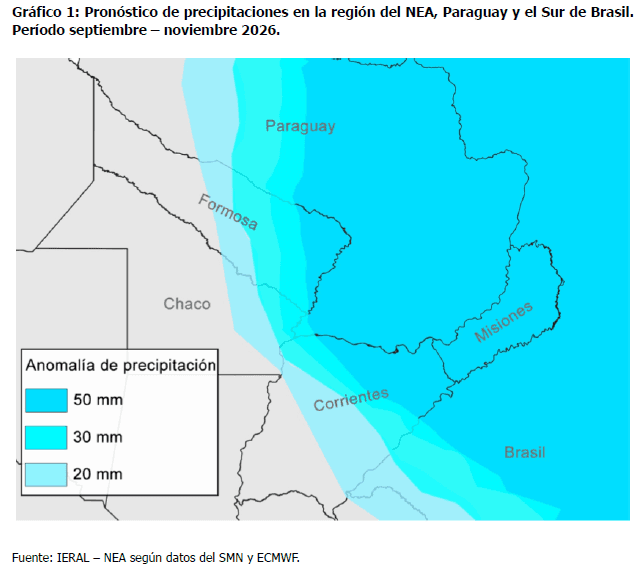 El Niño puede traerle más rindes al NEA, pero con una condición: Los caminos deben aguantar y los cultivos prepararse para hongos y plagas