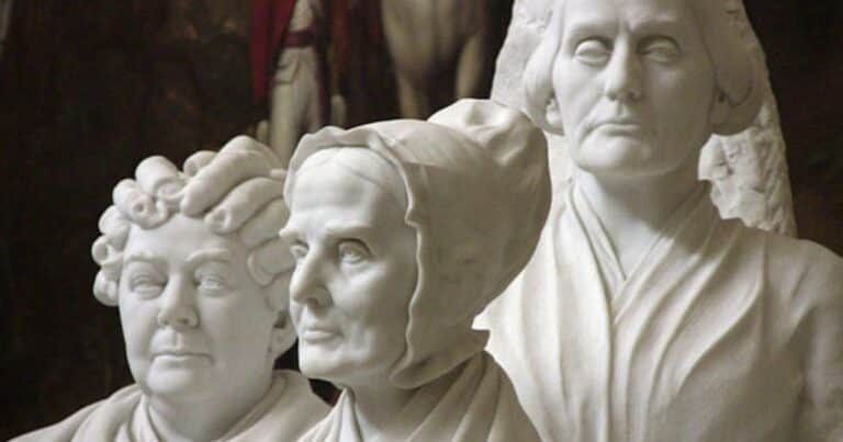 Asunción de Donald Trump: las 11 estatuas que rodean el salón de la ceremonia