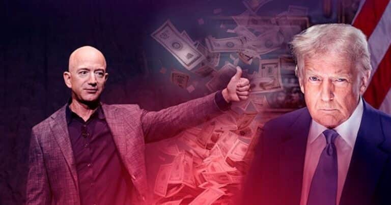 Un regalo de 40 millones de Amazon a Trump