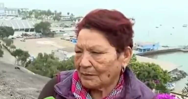 Insólito: una abuela llevó a su nieto a conocer el tsunami y su explicación a la prensa se viralizó