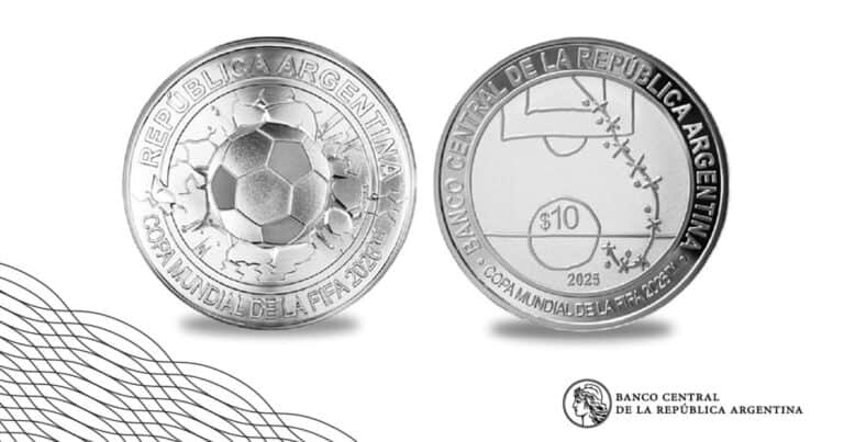 Agotadas: se vendieron todas las monedas de plata del Mundial 2026 que el BCRA lanzó en homenaje al gol de Maradona a Inglaterra