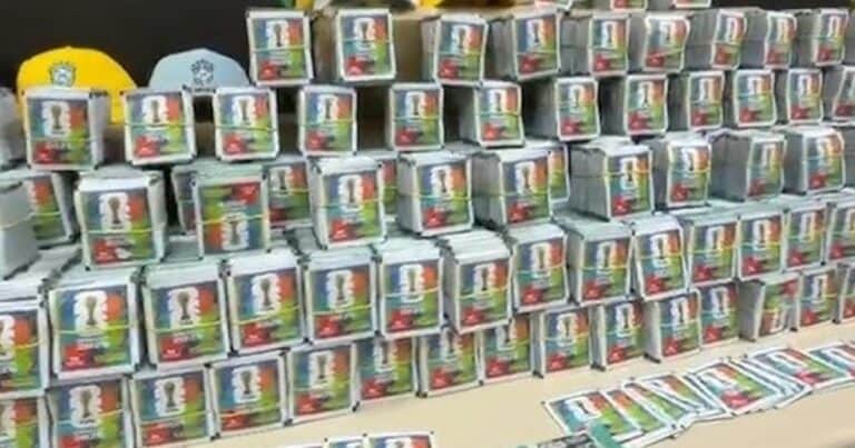 Incautaron 200.000 figuritas falsas del Mundial 2026