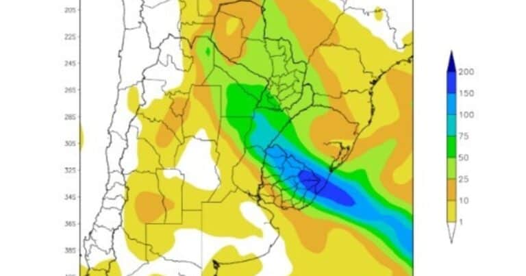Clima: frente de tormenta débil, heladas y un fuerte contraste térmico marcarán la semana