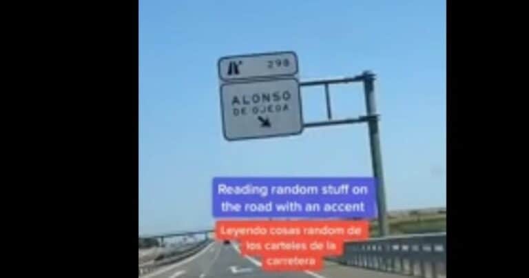 El video de TikTok que hace reír a todos: una inglesa pronunciando nombres de pueblos en español