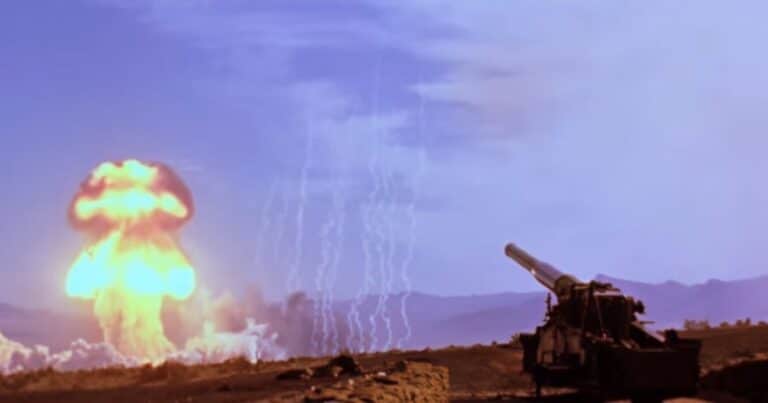 Un video muestra el único disparo de un cañón nuclear realizado en 1953