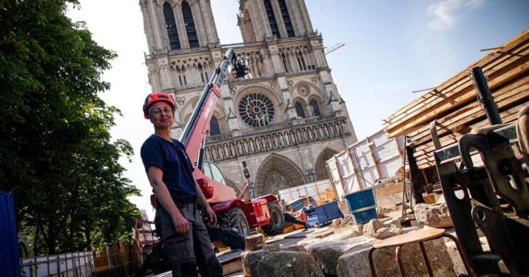 Bajo la catedral de Notre Dame, la excavación encontró 1.700 años de historia