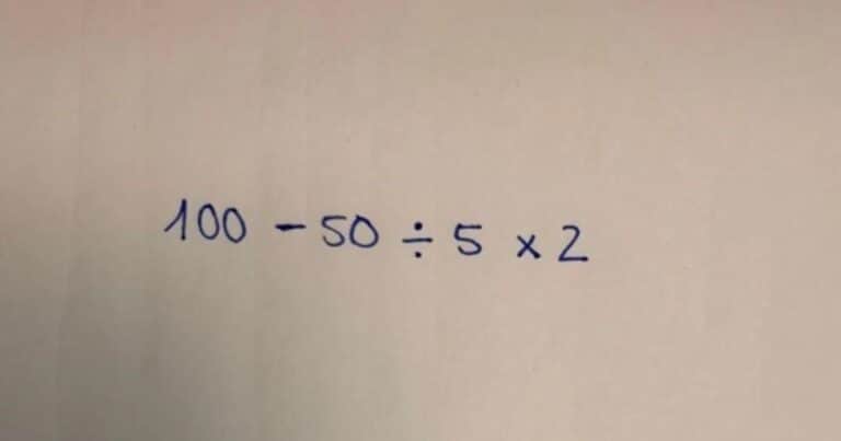 La ecuación que parece muy fácil y casi nadie resuelve correctamente
