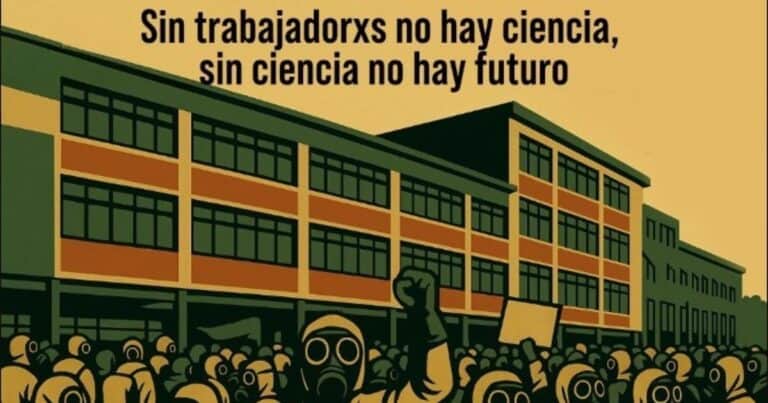 Investigadores del Conicet marchan disfrazados de «eternautas» para denunciar el desmantelamiento del organismo