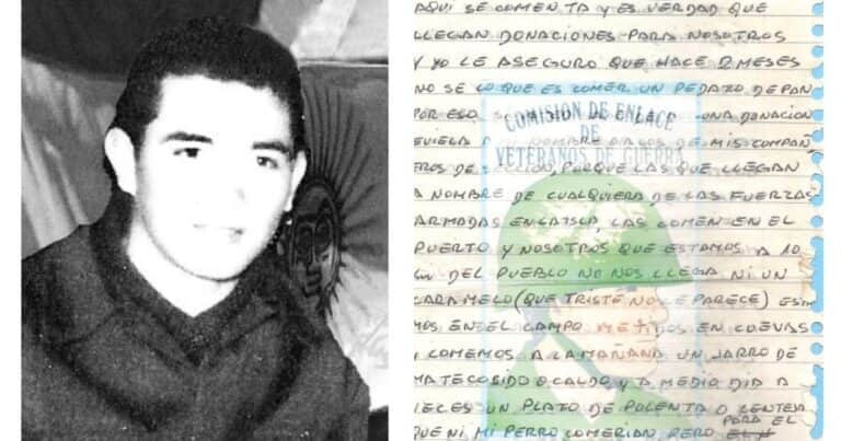 La cruda e inédita carta de un excombatiente que murió en Malvinas y tardó 43 años en llegar a su familia