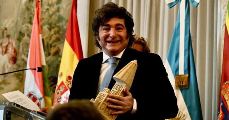 Milei, desde Madrid: “Israel acepta que existan otros países, pero Irán no acepta que exista Israel”