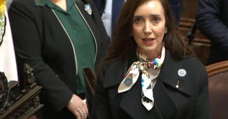 Victoria Villarruel compartió en redes una frase de su autoría con un mensaje a la interna con Milei: «No le tengo miedo a nada»