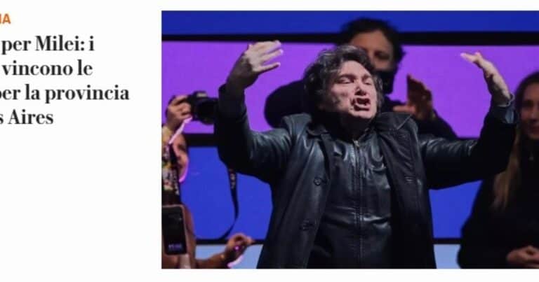 «Paliza», «duro golpe» y «promesas que flaquean»: qué dijo la prensa internacional sobre la derrota de Milei en Buenos Aires