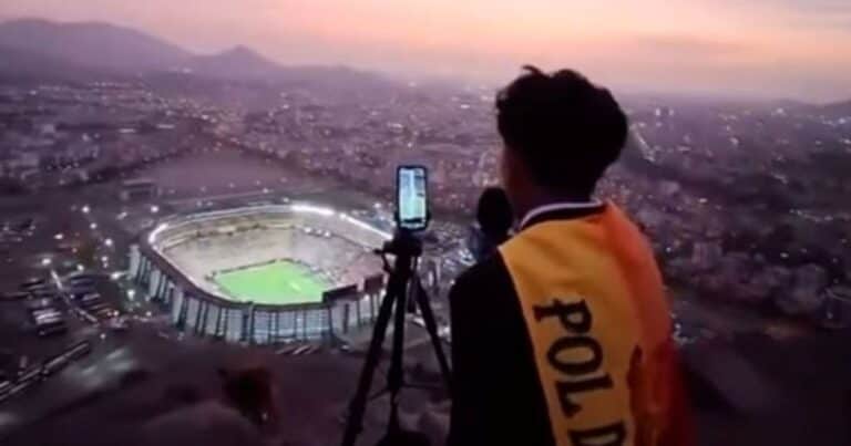 «Pol Deportes», el niño que sueña con ser periodista y subió a un cerro para relatar la Libertadores