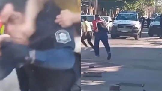 Caos en Avellaneda: policías fueron agredidos por vecinos cuando intentaban remolcar un auto mal estacionado