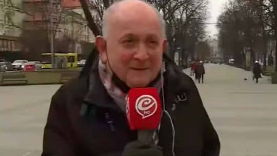 El día que Chiche Gelblung viajó, con 78 años, a cubrir la guerra entre Rusia y Ucrania: “No tengo miedo de morir”