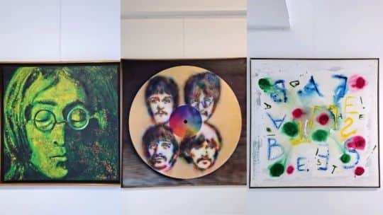 Instrumentos, discos de oro y arte argentino: así es la muestra de The Beatles en Beccar