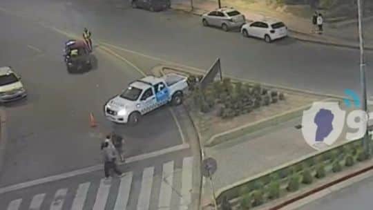 Nueva Córdoba: evadió un control y arrastró a un inspector municipal en el capot por cuatro cuadras