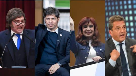 Milei se midió con las tres principales figuras K: qué dijo la encuesta que inquietó al Gobierno