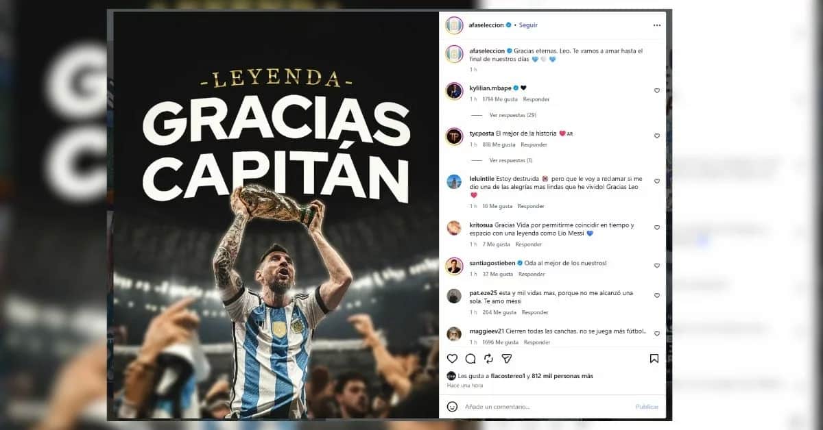 Los emotivos mensajes tras el anuncio de Messi: «Gracias por hacernos tan pero tan felices»