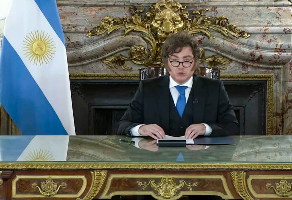 Milei anunció sanciones para empresas que operen en Malvinas