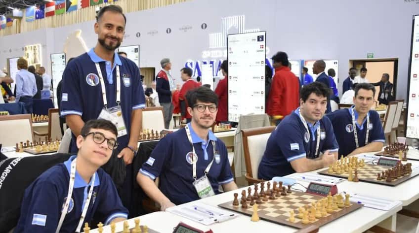 Argentina arrancó las olimpiadas de ajedrez con el pie derecho