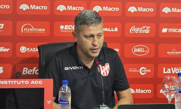 Diego Flores defendió a Instituto: “Hemos dominado a todos los rivales”