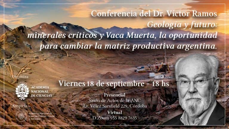 Geología y futuro: minerales críticos y Vaca Muerta por el Dr. Víctor Ramos