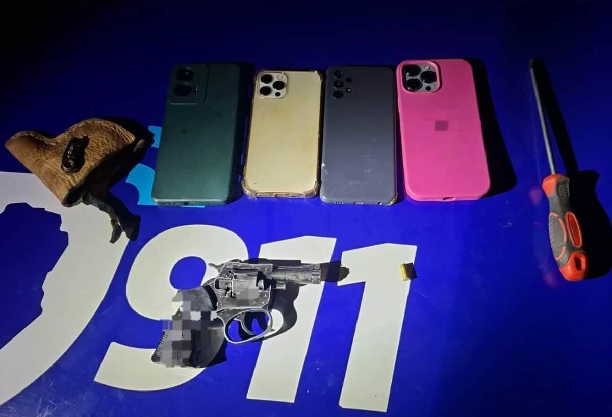 Detuvieron a cuatro personas y secuestraron un revólver durante un control