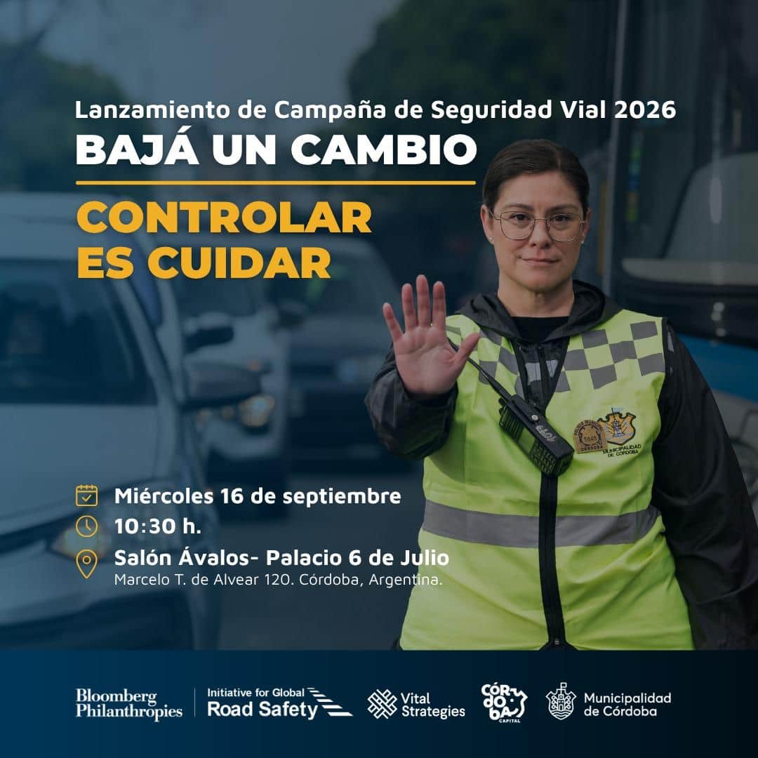 La Municipalidad de Córdoba presenta la Campaña de Seguridad Vial 2026