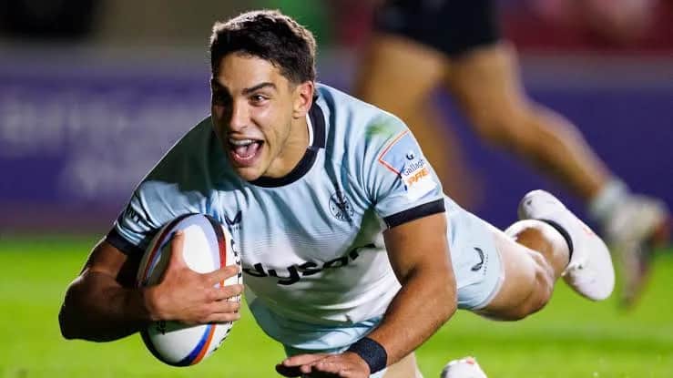 Santiago Carreras y un try que ya es candidato a ser el mejor de la temporada en Inglaterra