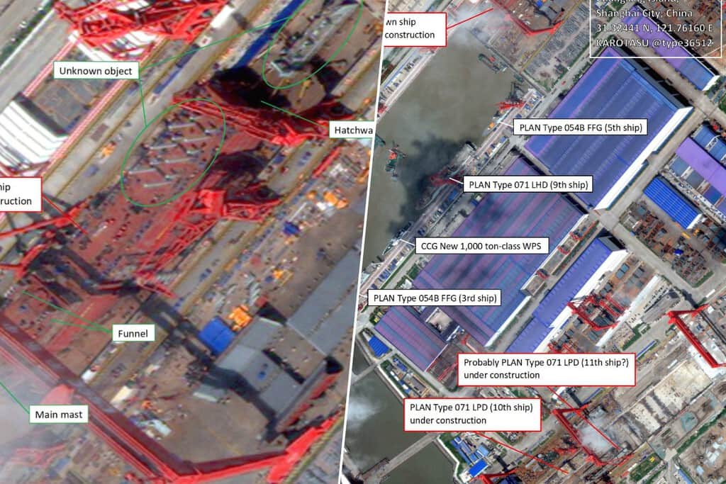 China lleva años construyendo submarinos gigantes sin tripulación. Los satélites han revelado la pieza que faltaba: la criatura que los llevara al océano