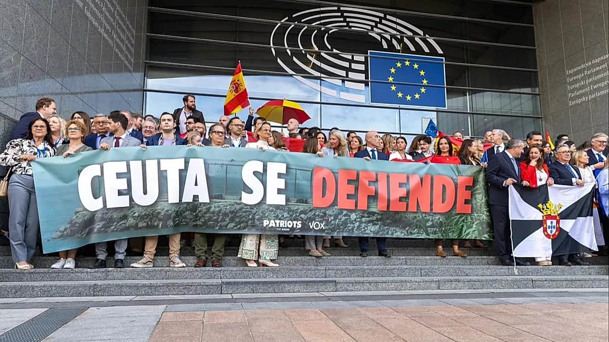 Eurodiputados conservadores y ultras protestan contra el Gobierno por la crisis en Ceuta