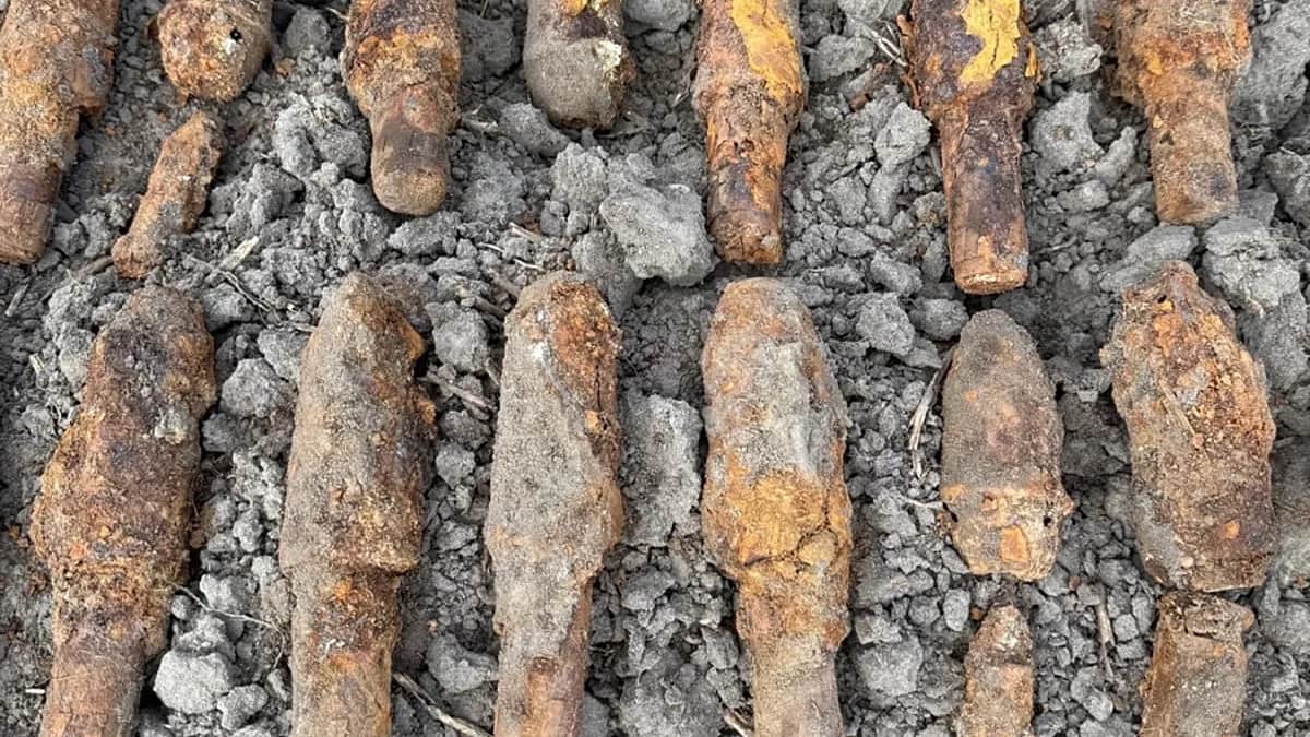 Hallan en Polonia más de 700 piezas de munición de la Segunda Guerra Mundial