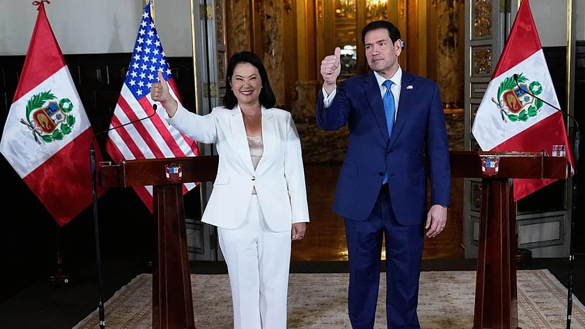 Marco Rubio cierra en Perú su gira contra el narcotráfico impulsando el 'Escudo de las Américas'