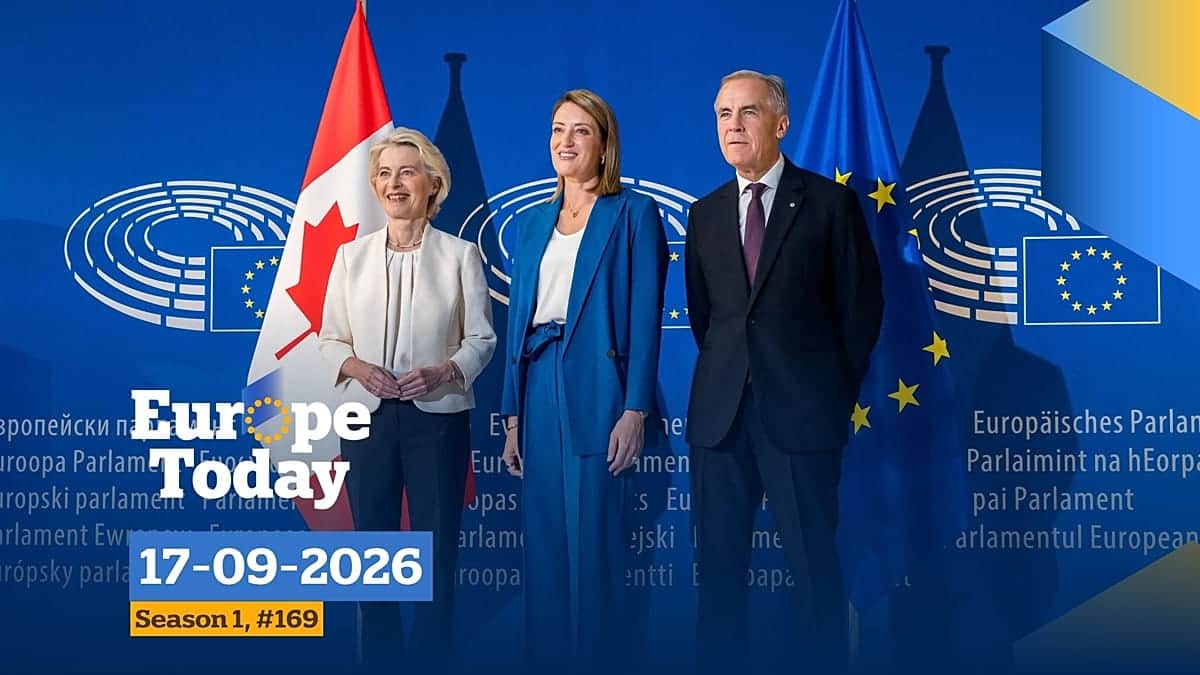 Europe Today: Metsola en exclusiva, Carney en la UE por amenaza de aranceles de Trump